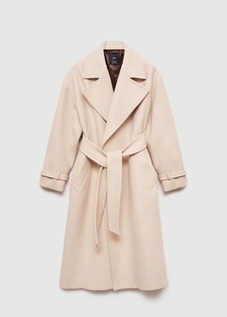 Maxi Lapel Manteco Wool Coat