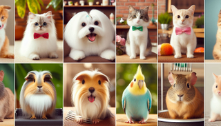 Microsoft Copilot Designer images of pets