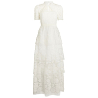 Self-Portrait Bridal Embroidered Lace Maxi Dress:  was £559.99, now £278.99 at Harrods