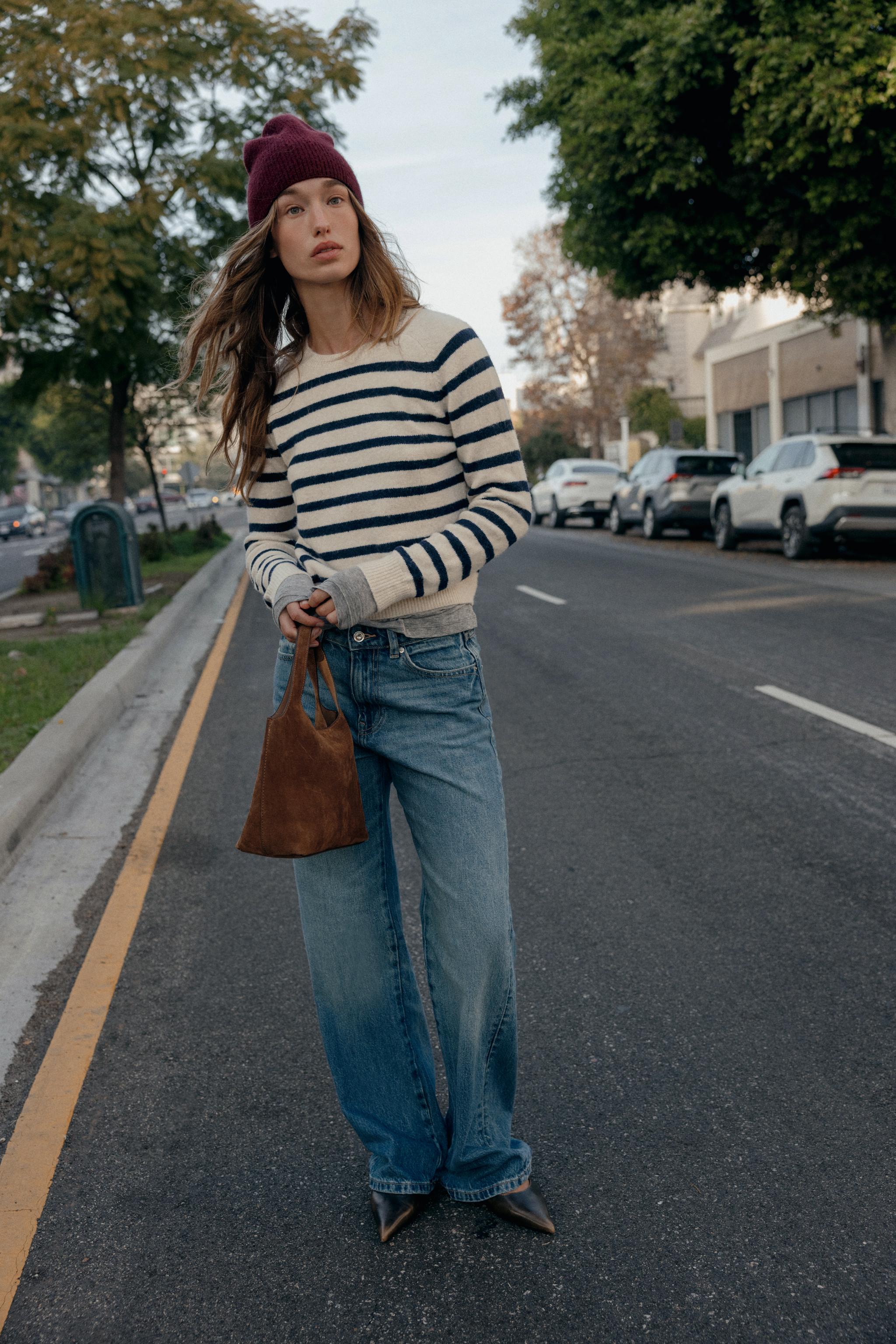 Striped Knit Jumper