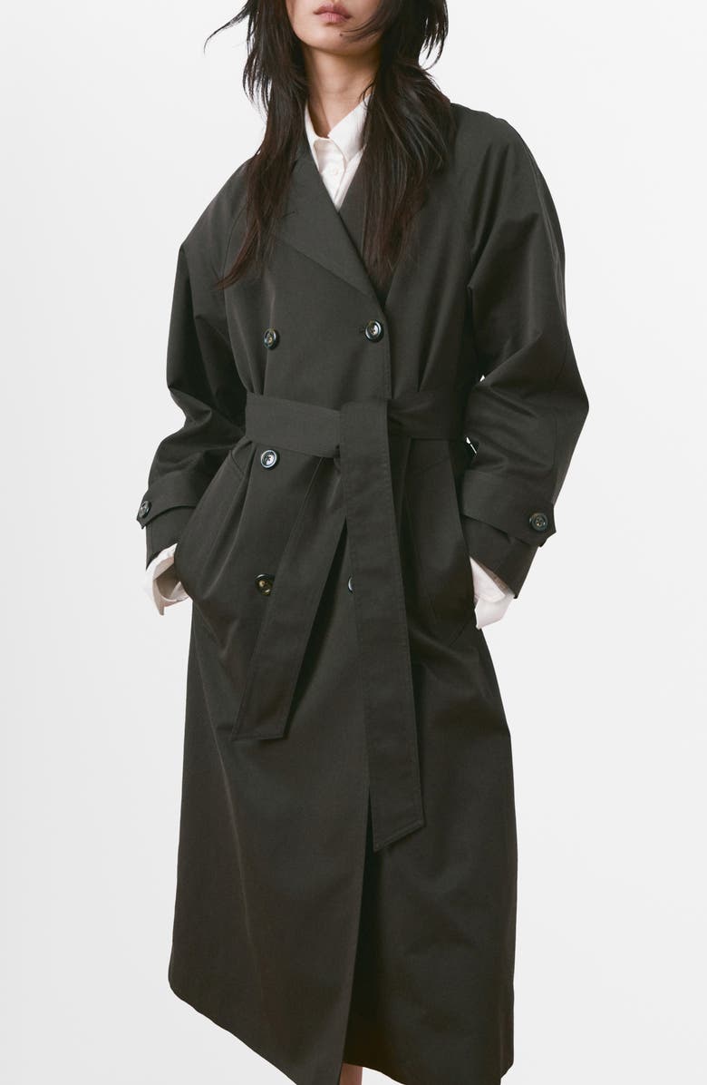 angela belted trench coat