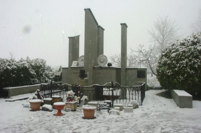 The year always starts with a visit to the Fausto Coppi tomb on January 2