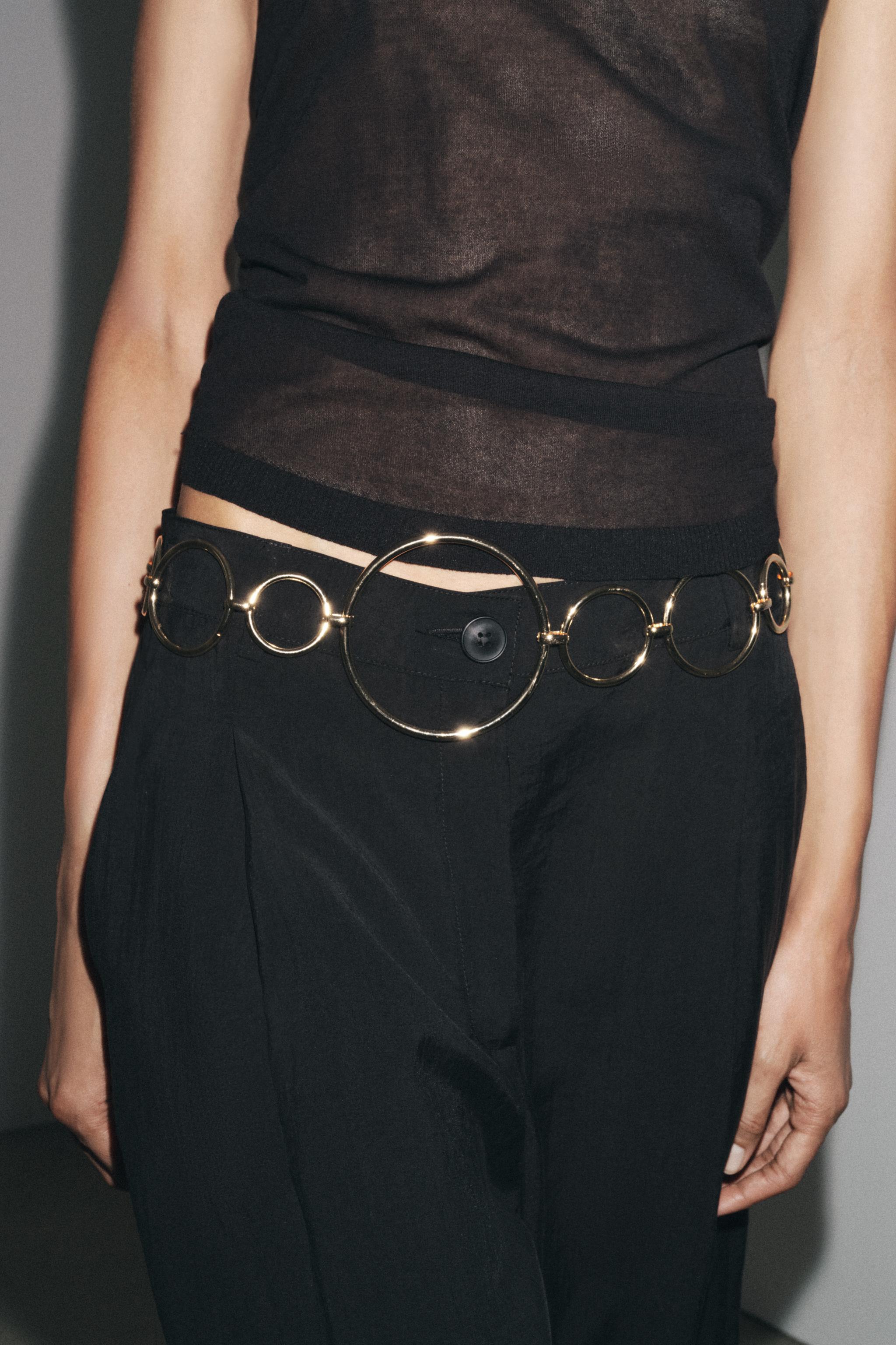 Metal Circle Belt