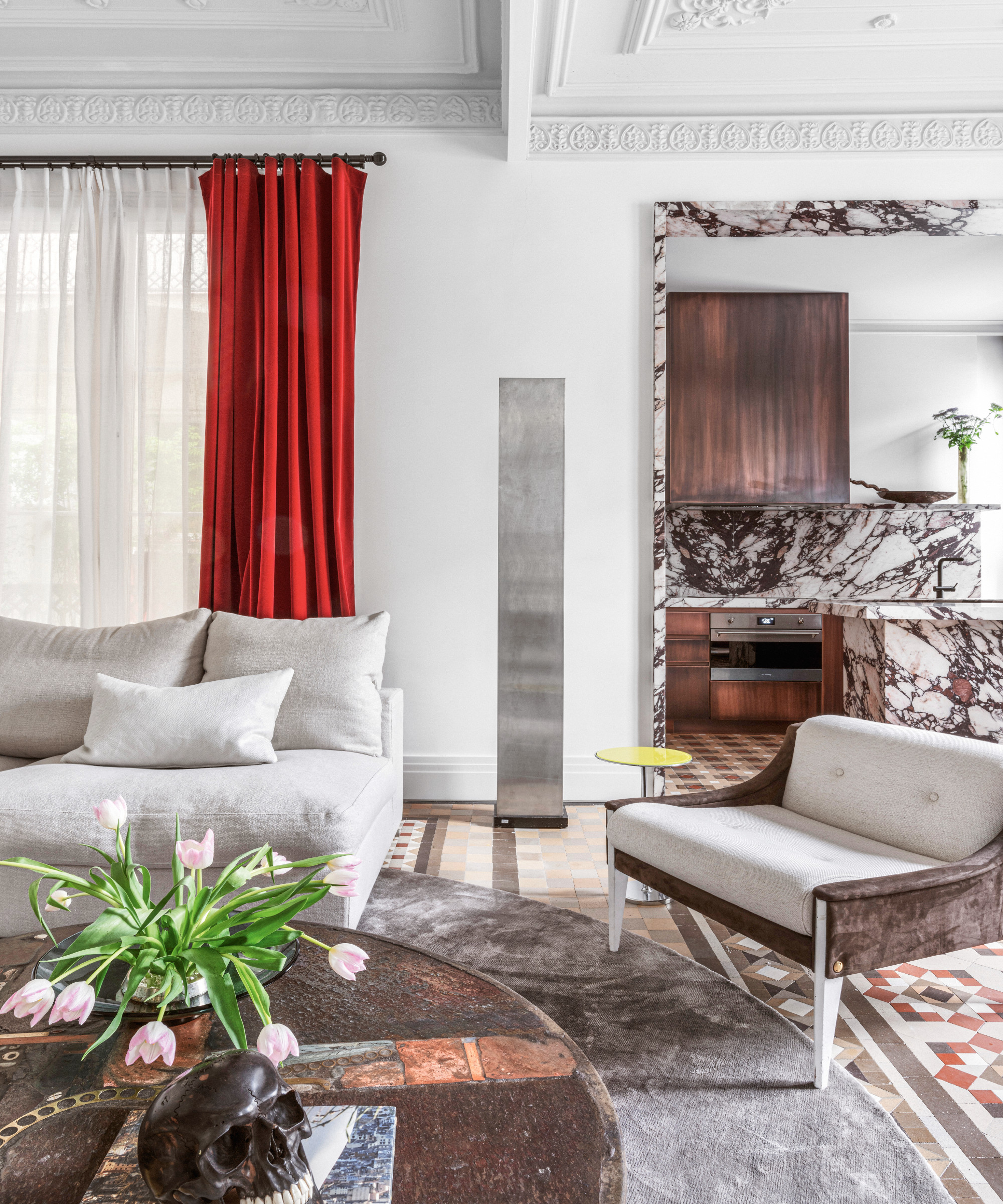 Modern colorful apartment in Barcelona