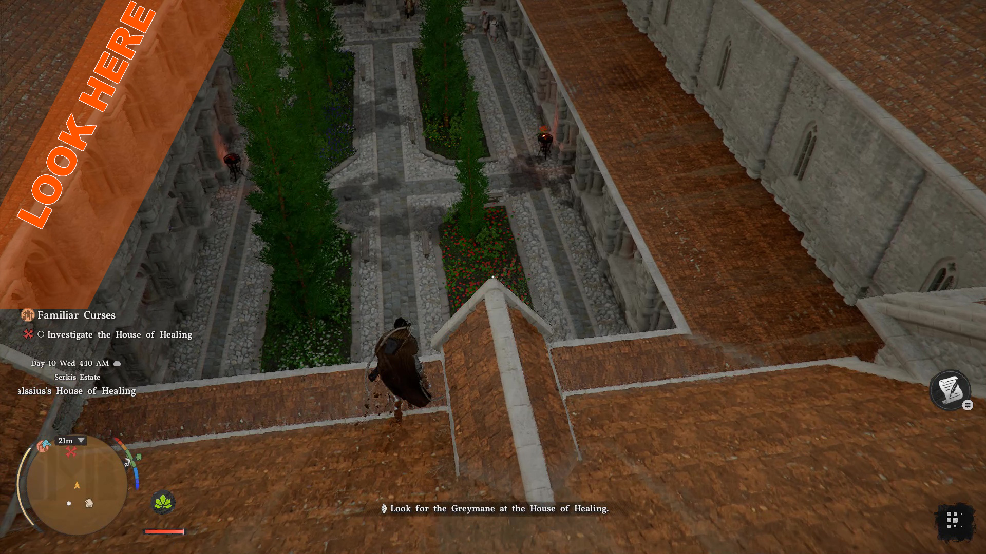 Greymane's location in the House of Hope