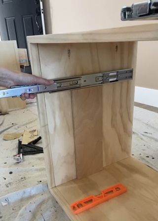 DIY nightstands with drawer