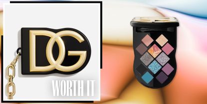 Dolce & Gabbana Eye Dare You! palette with text that says, "Worth It" 