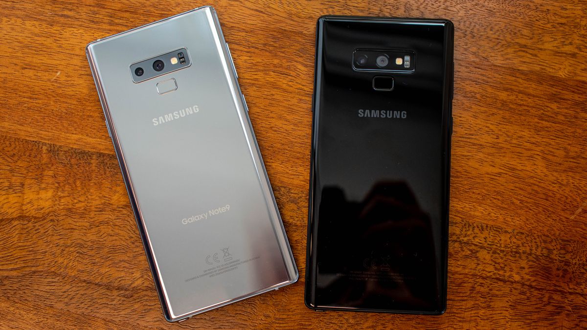 Samsung Galaxy Note 9 silver