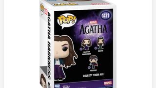 A leaked Funko Pop of Wiccan and Death from Agatha All Along