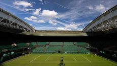 How to watch Wimbledon 2023. Seen here is a general view of center court at The Wimbledon Lawn Tennis Championships