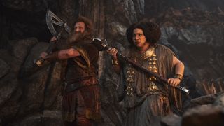 The Dwarves in in The Rings of Power season 2 episode 7