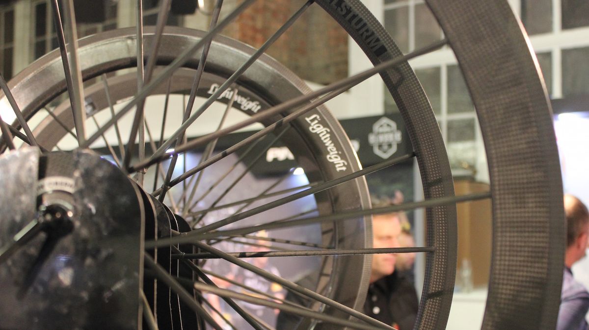 An array of carbon from the German wheel manufacturer Lightweight