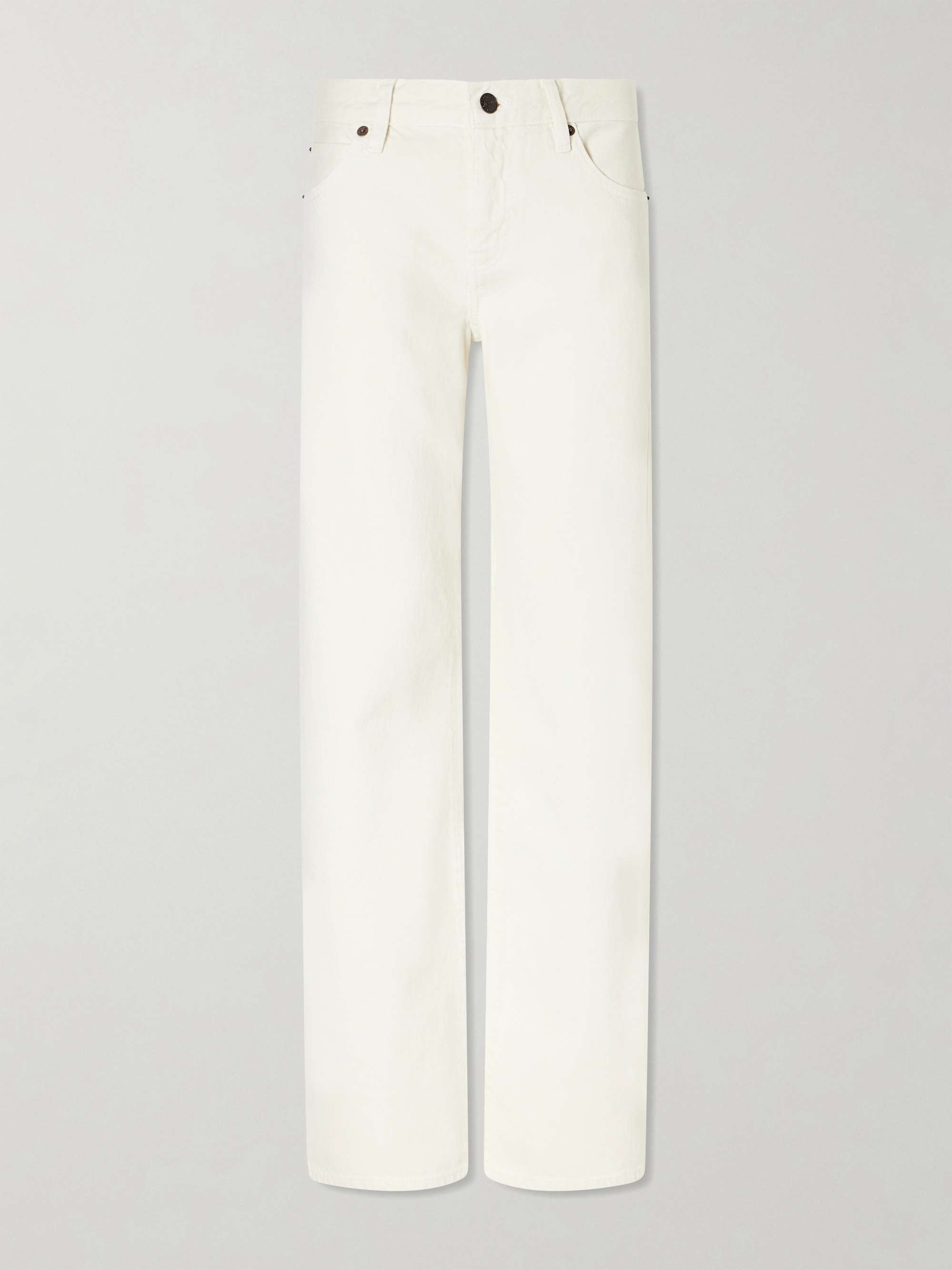 Low Rise Straight Low-Rise Straight-Leg Jeans
