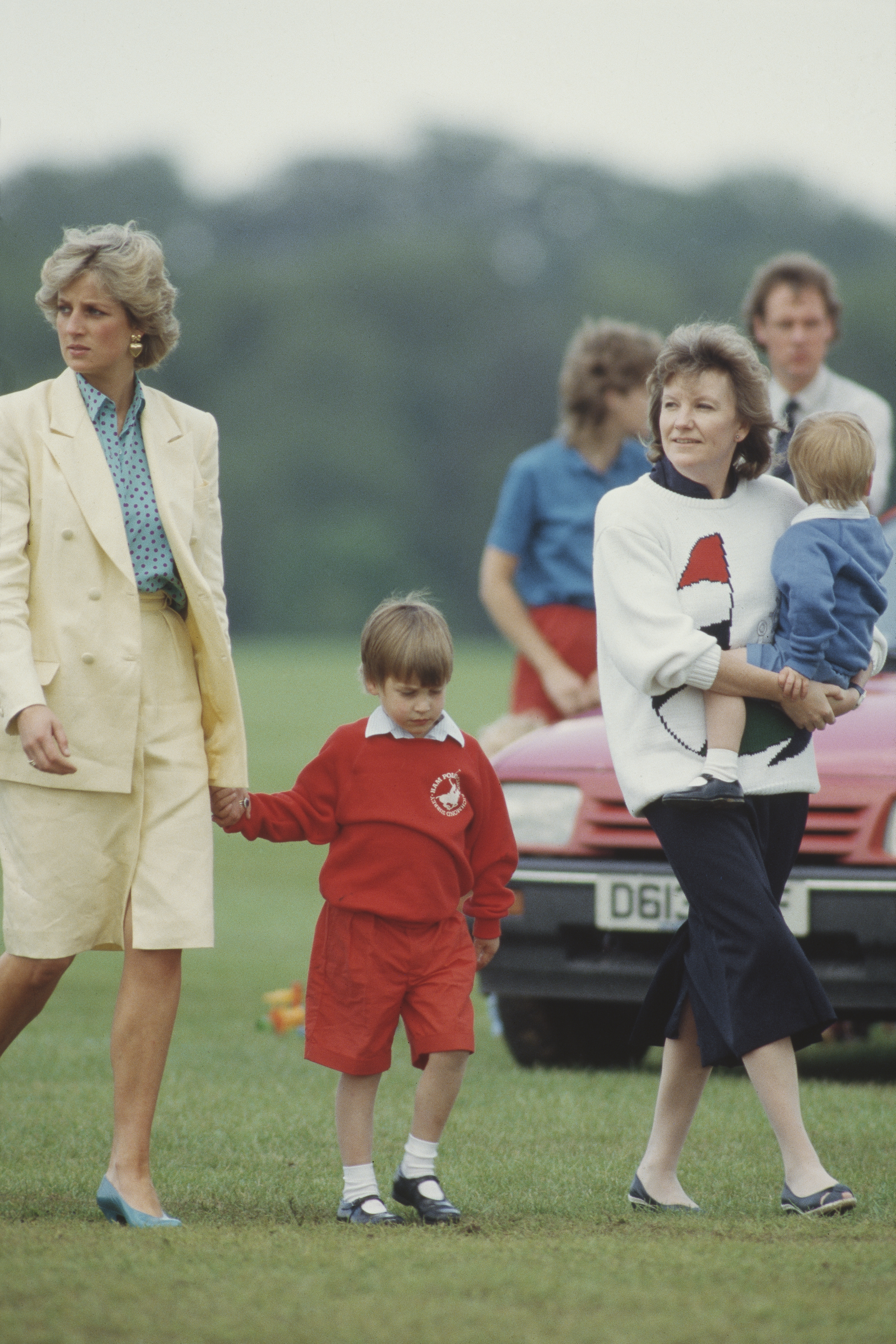 polo - diana, harry, and william