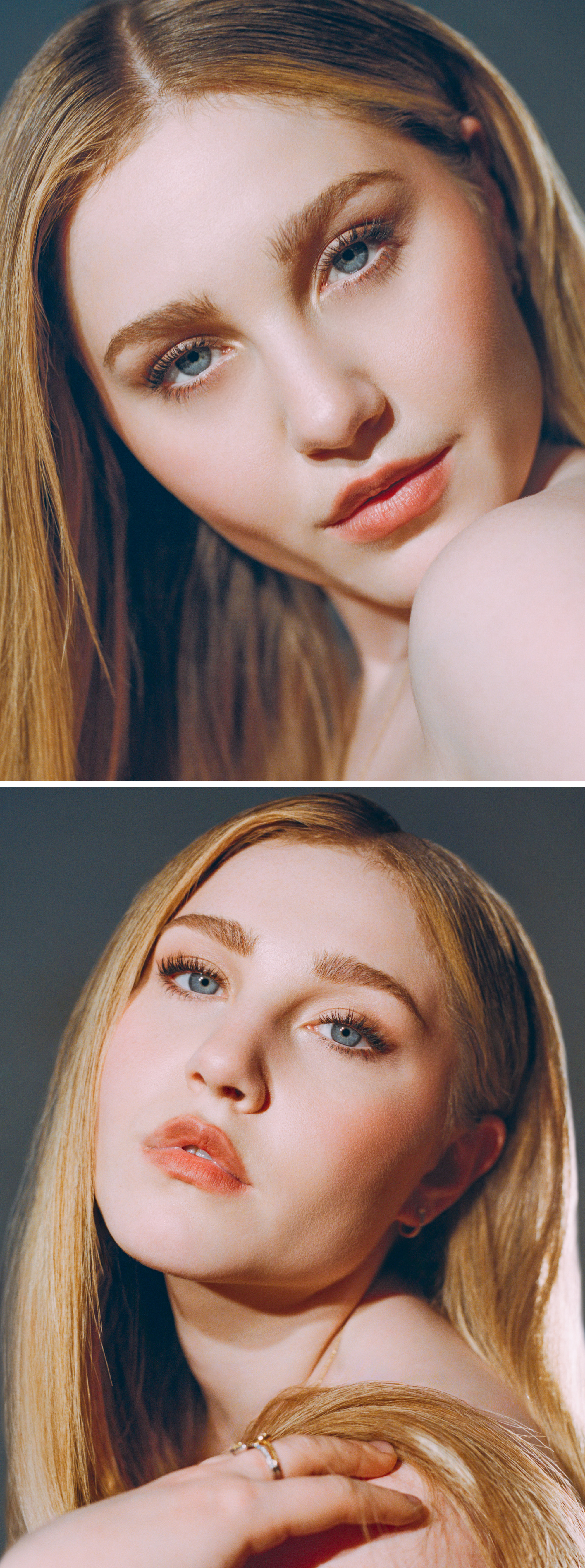 Portraits of actress Ella Anderson for her interview with Who What Wear.