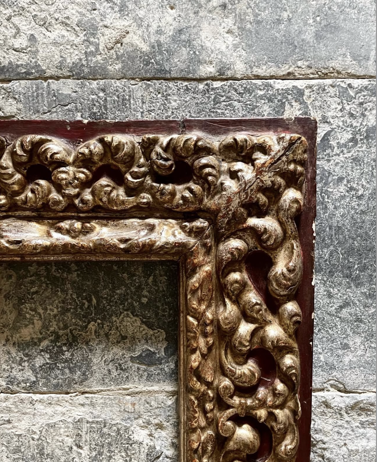 A rustic looking frame