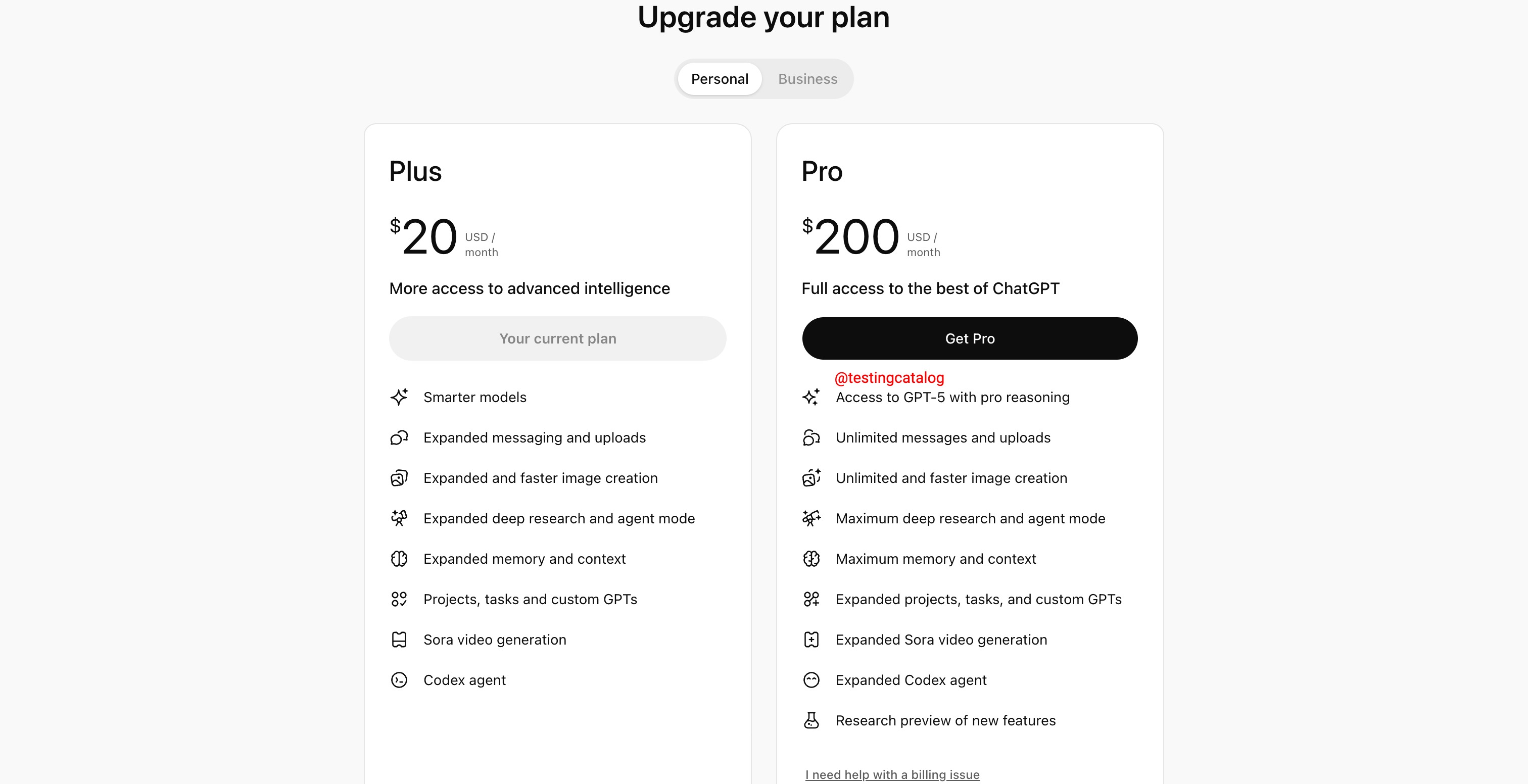 A screenshot of GPT-5 pricing