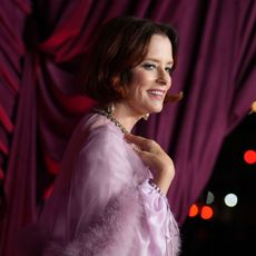 Parker Posey attends the 2025 Emmy Awards