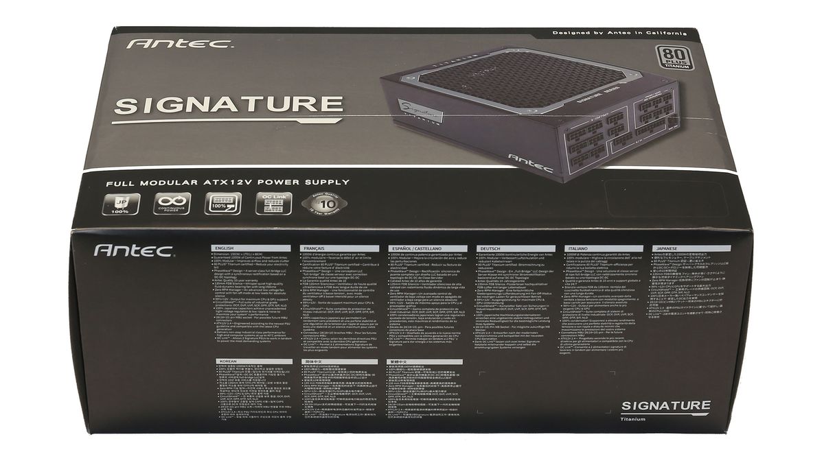 PCパーツ Antec Signature 1000w Antec Signature Titanium 1000W Power Supply Review - Tom's
