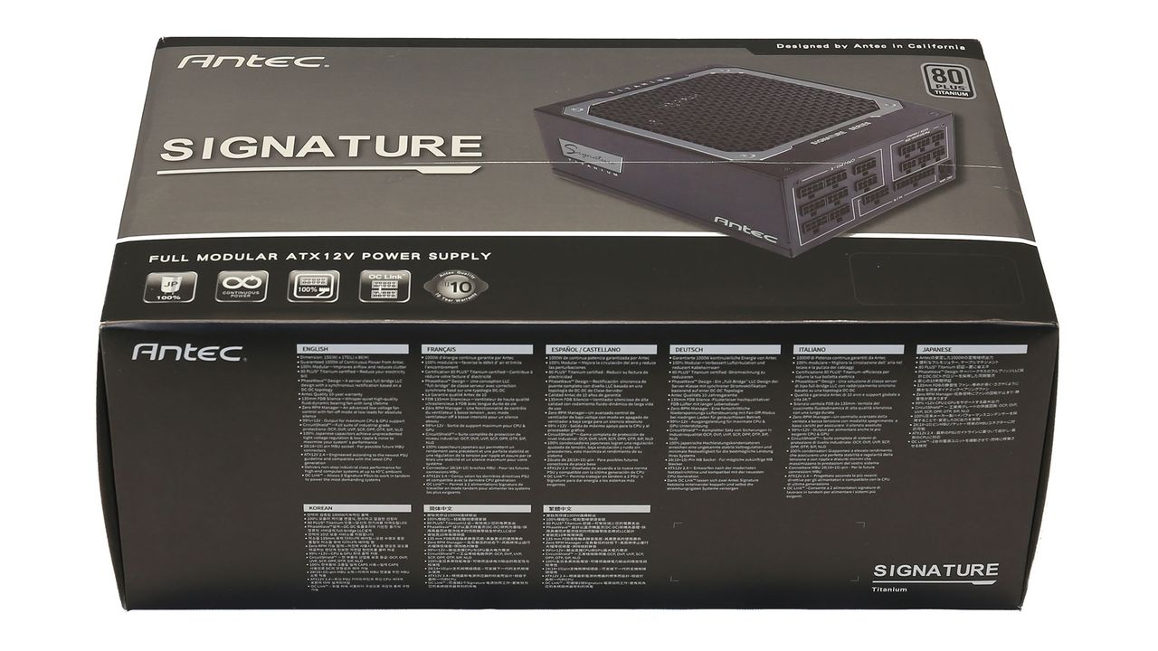 Antec Signature Titanium 1000W Product Photos
