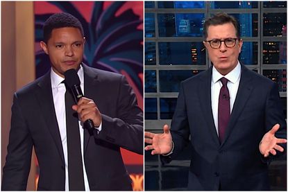 Stephen Colbert and Trevor Noah on Trump and immigration