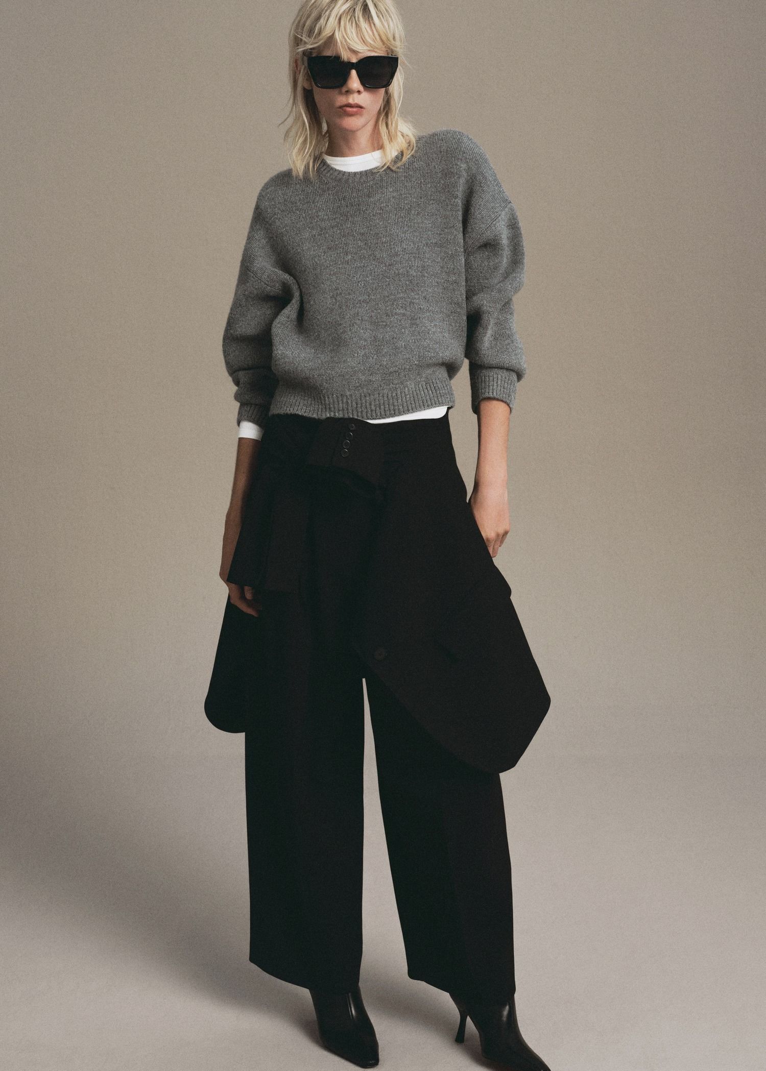 mango, Medium-knit sweater