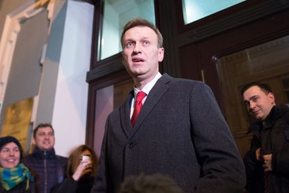 Russian opposition leader Alexei Navalny can't run for president