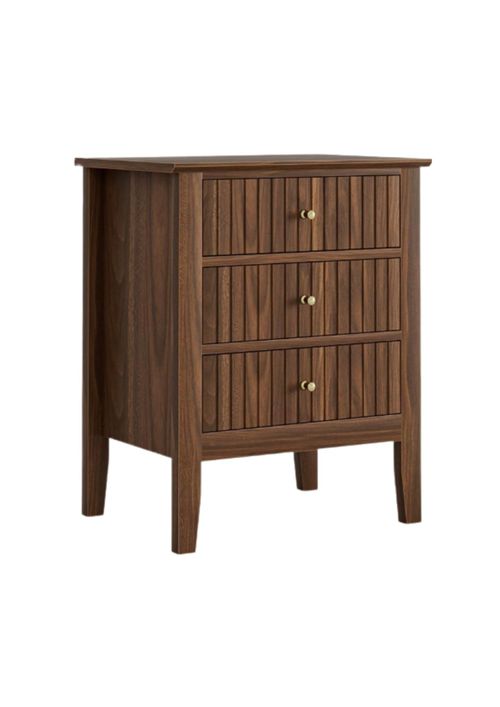 Bedside Cabinet With 3 Drawers