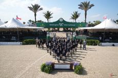 46 young riders took centre stage in the International ring at the Winter Equestrian Festival.