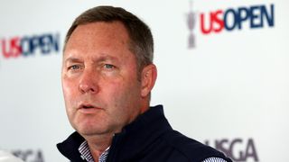 Mike Whan at the 2022 US Open