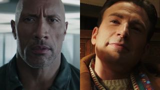 Dwayne Johnson in Hobbs & Shaw; Chris Evans in Knives Out