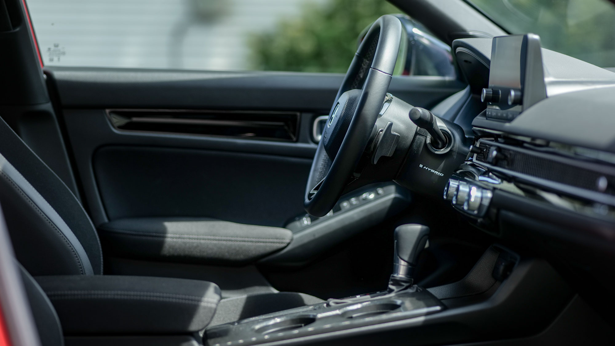 2025 Honda Civic Sport Hatchback Hybrid test drive.