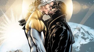 Apollo and Midnighter in DC Comics.