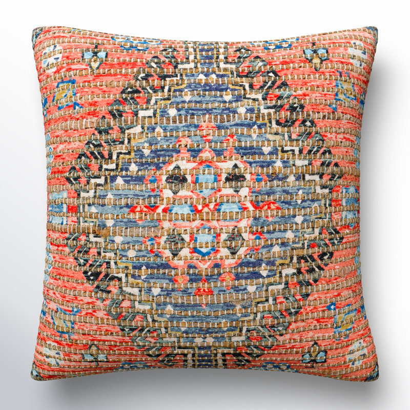 Joss & Main Vince Cotton Blend/jute/polyester/polyester Blend Throw Square Pillow & Reviews | Wayfair