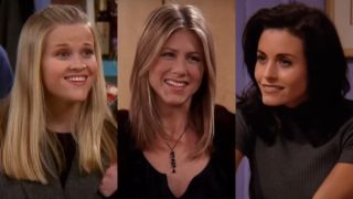 Reese Witherspoon, Jennifer Aniston and Courteney Cox on Friends.