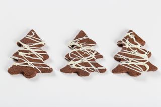 Christmas tree biscuits