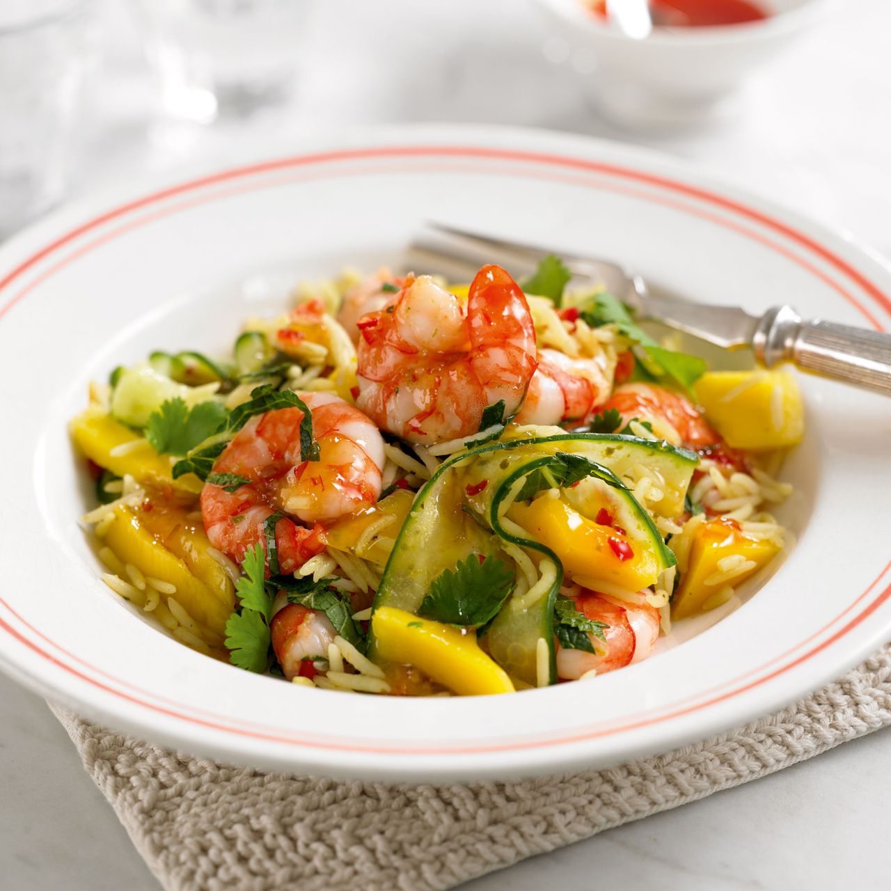 quick recipes-Prawn-mango-rice salad-Woman&amp;home