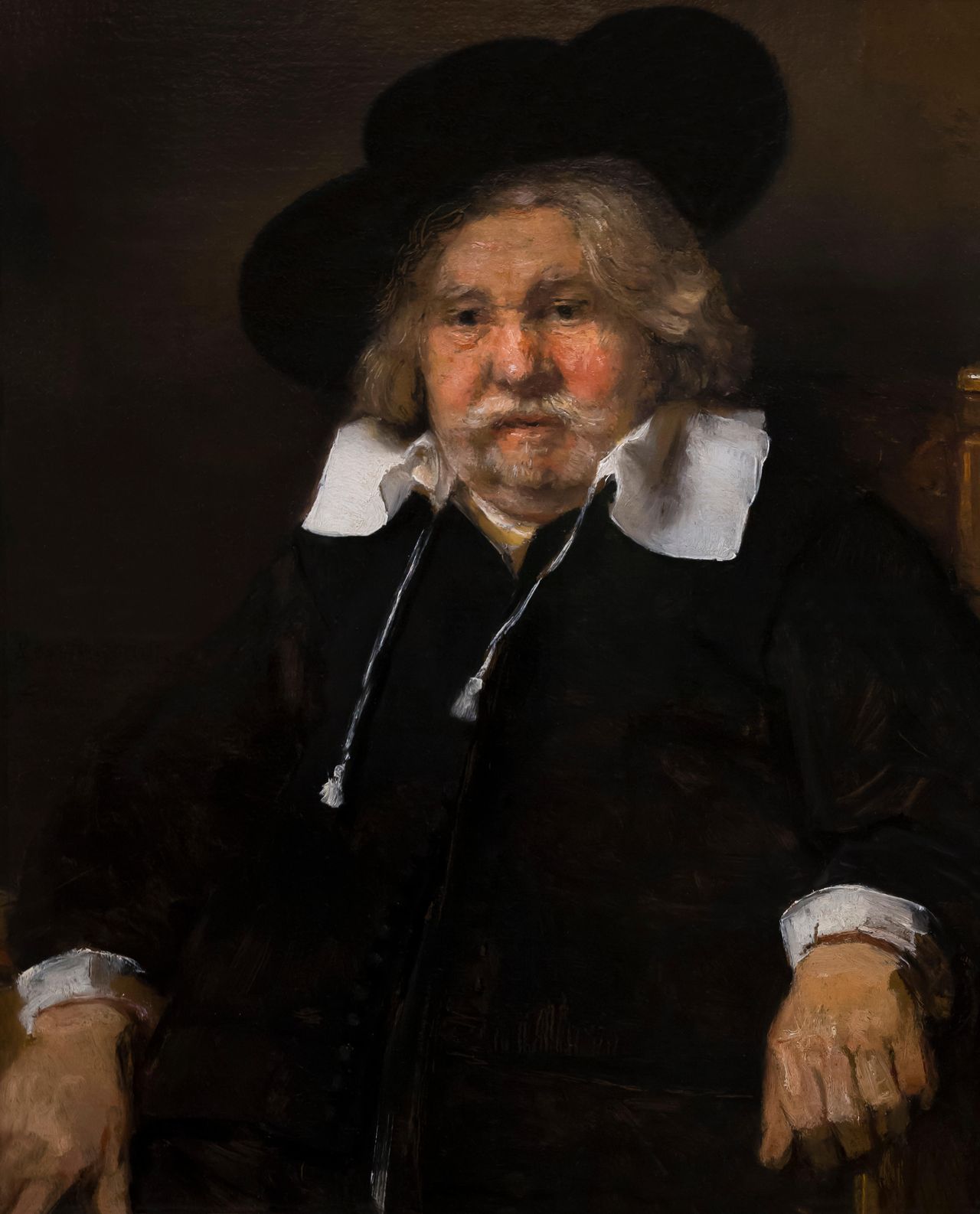 Portrait of an Elderly Man, by Rembrandt, 1667, Royal Art Gallery, Mauritshuis Museum, The Hague, Netherlands.