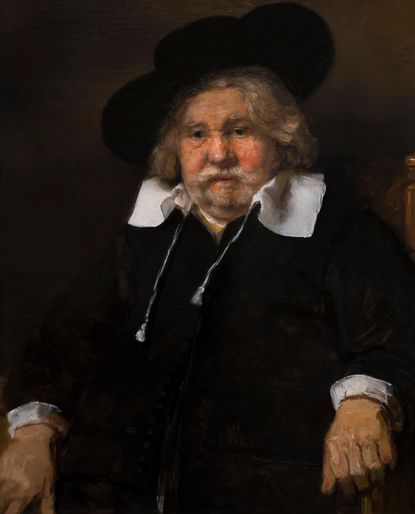 Portrait of an Elderly Man, by Rembrandt, 1667, Royal Art Gallery, Mauritshuis Museum, The Hague, Netherlands.