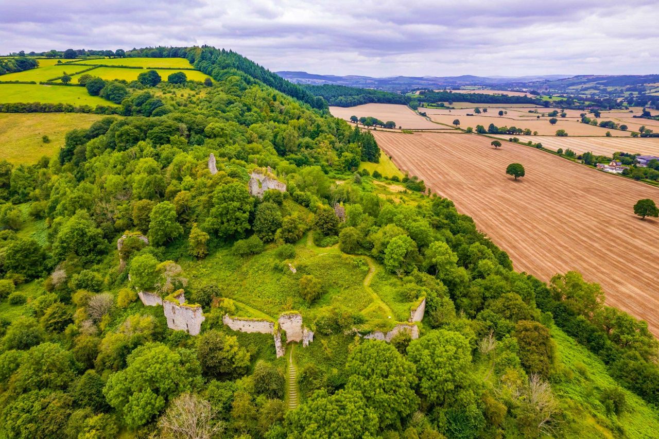 Wigmore Castle, Herefordshire.