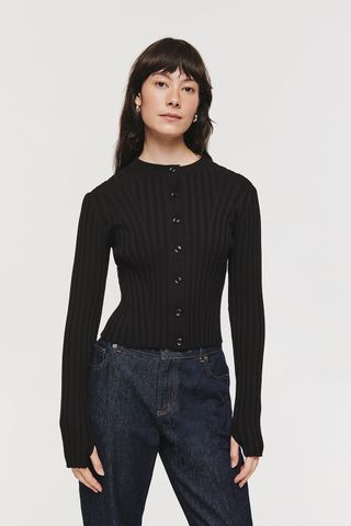 Michelle Ribbed Cardigan