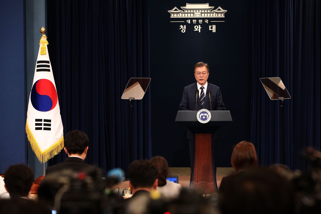 South Korean President Moon Jae-in