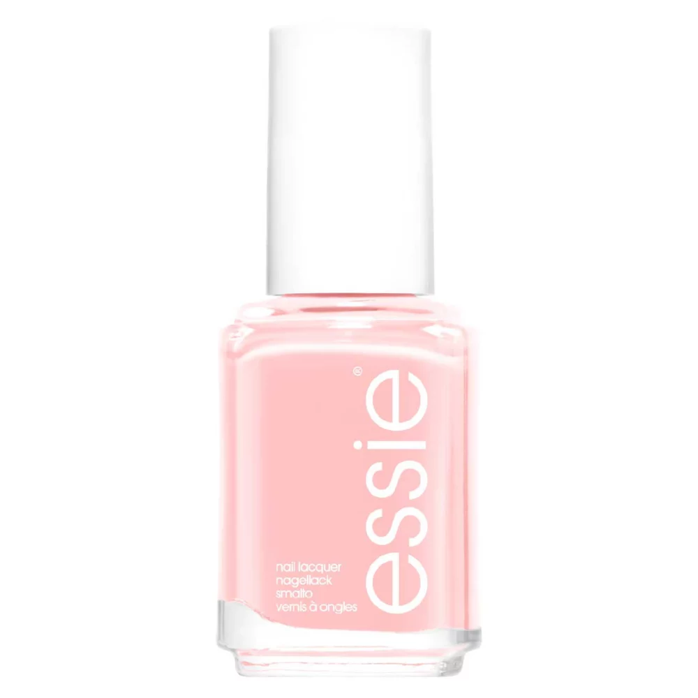Essie Nail Polish 14 Fiji Creamy Pale Pastel Pink Colour, Original High Shine and High Coverage Nail Polish 13.5 Ml