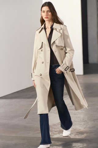 Trench Coat With Belt