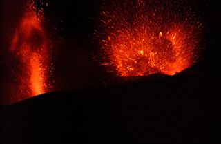 Mount Etna's last major eruption was in 1992.