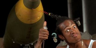 Marlon Wayans with a missile