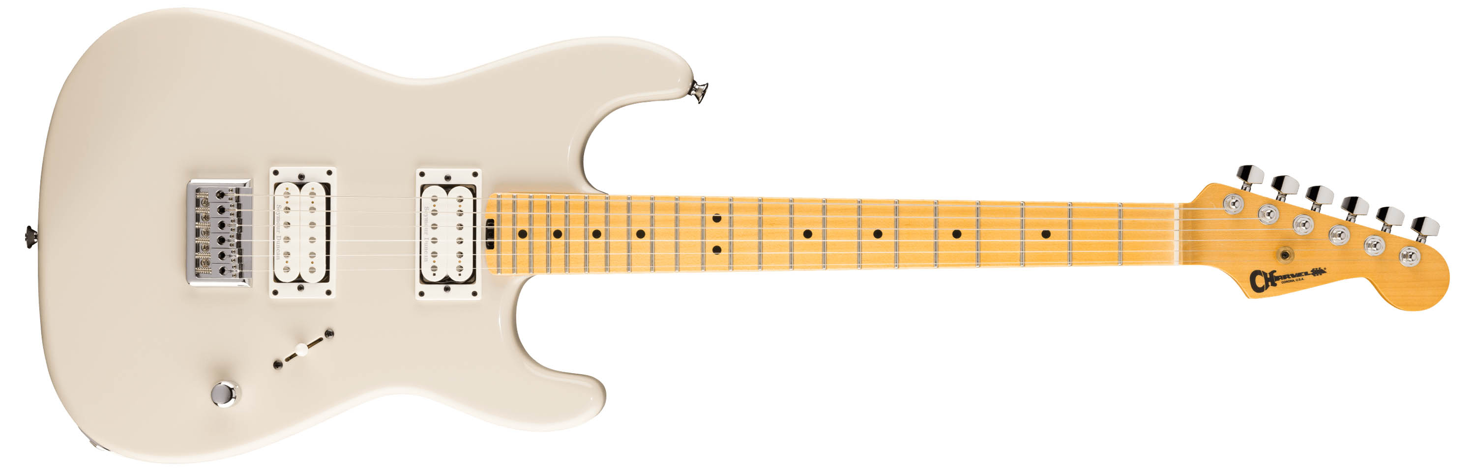 Charvel's Neo-Classic Series offers the San Dimas Style 1 with and without a Floyd Rose, with finishes including Robin's Egg Blue, Ivory Blitz, Gloss Black, Velvet Midnight and Racing Red