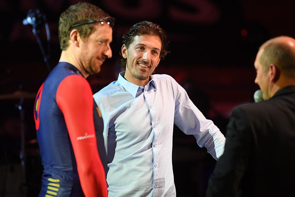Fabian Cancellara and Bradley Wiggins