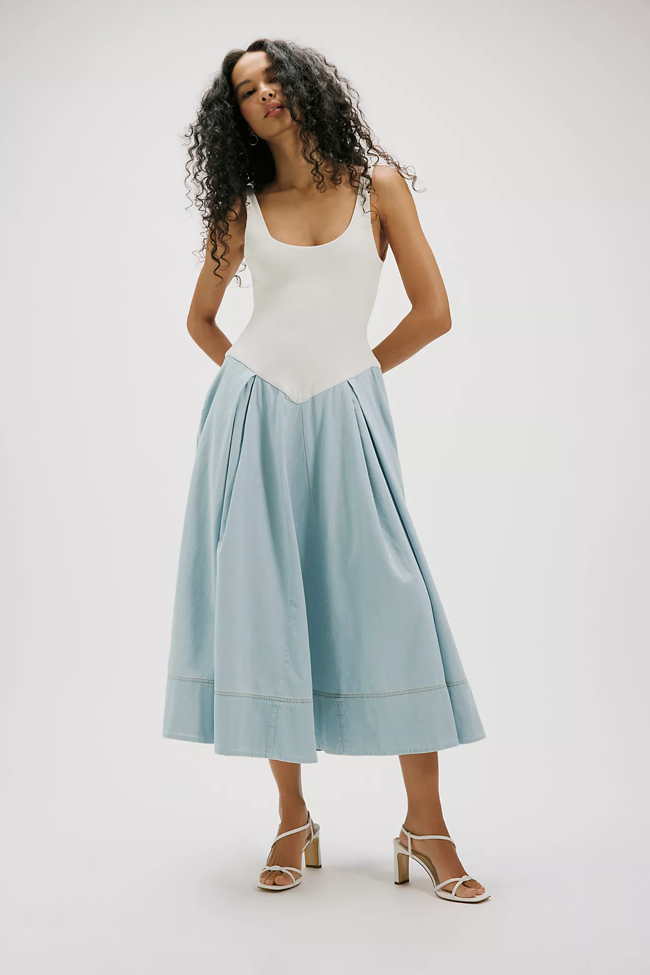 Elio Denim Midi Dress