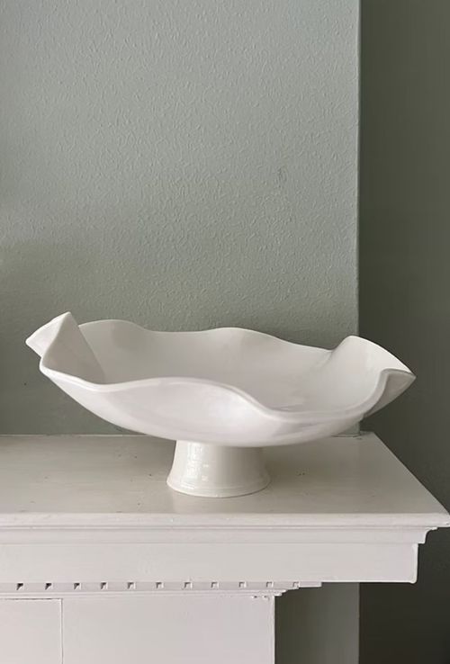 Porcelain Pedestal Bowl